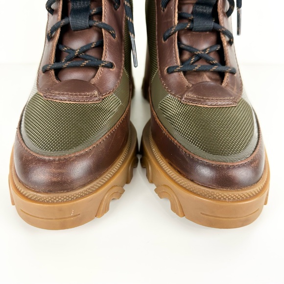SOREL Brex Heel Lace-Up Waterproof Bootie Tan Size 8.5 - Picture 12 of 16